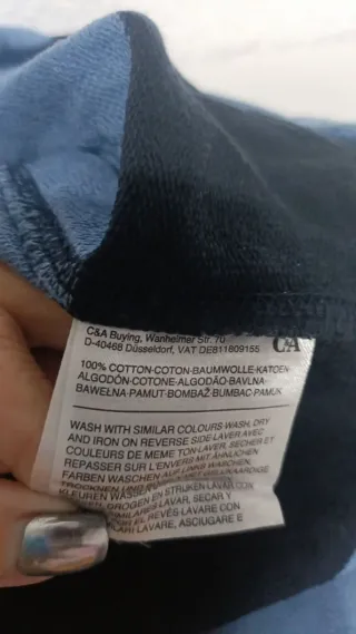 Polo C&A Rayas Azul Talla XL