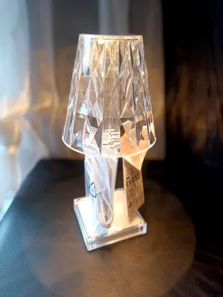 Lampada da tavolo design cristallo
