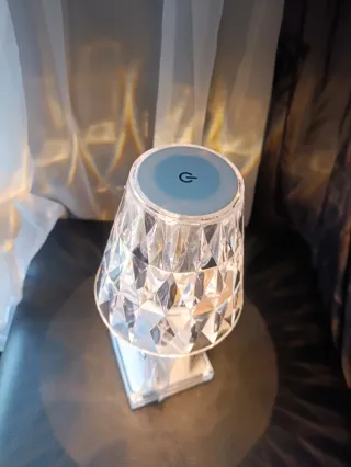 Lampada da tavolo design cristallo