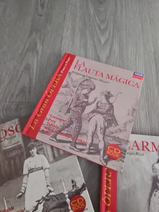 Colección Ópera CD Book: Carmen, Tosca, Flauta Mág
