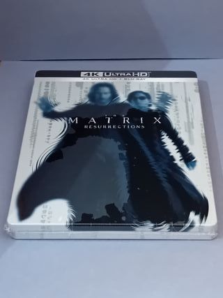 Matrix Resurrections SteelBook 4K UHD Blu-Ray