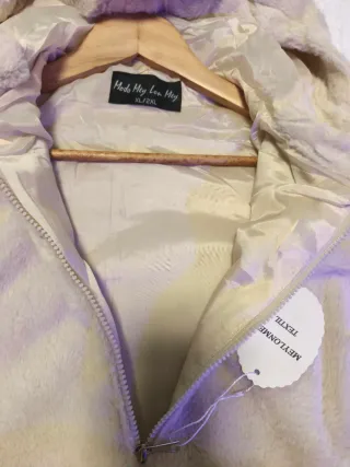 Chaqueta suave beige XL