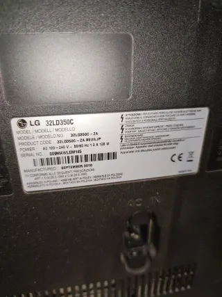 Televisor LG 32 sin TDT