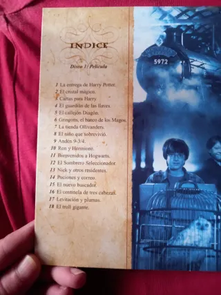 DVD Harry Potter y La Piedra Filosofal Especial