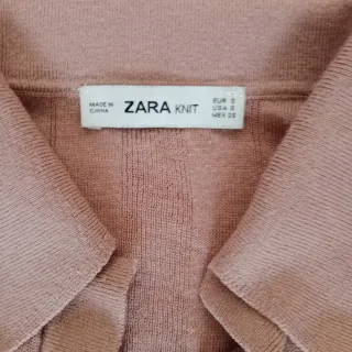 Blazer azul negro "xs"y camisa beige "s"