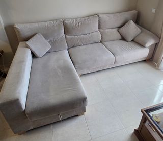 Sofá Chaise Longue 3 Plazas Izda. con almacenaje