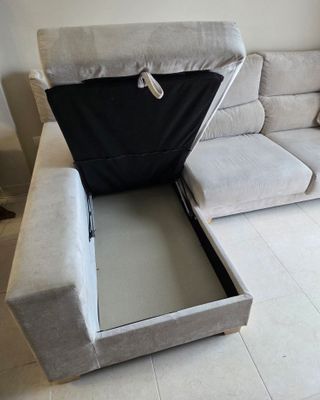 Sofá Chaise Longue 3 Plazas Izda. con almacenaje