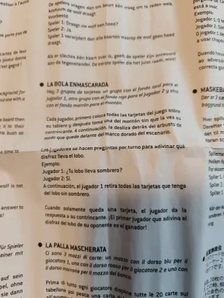 Juego de mesa Le Bal Masqué Janod