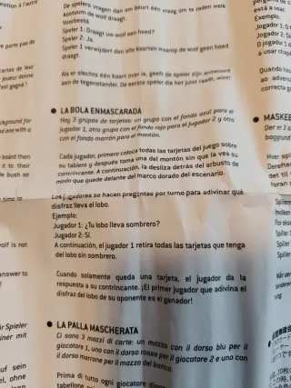 Juego de mesa Le Bal Masqué Janod