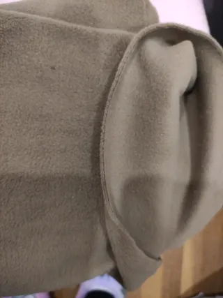 Tela polar rosa y marrón