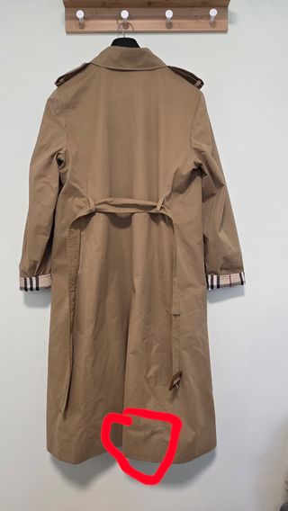 Gabardina Burberry Beige Clásica