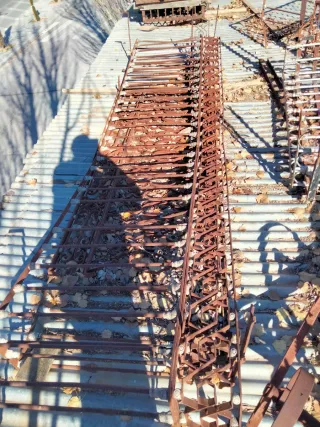 Balcones antiguos de hierro forjado