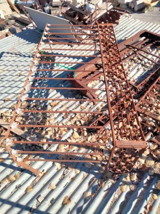 Balcones antiguos de hierro forjado