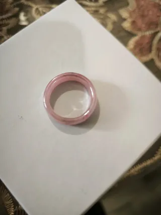 Anello donna rosa/viola circonferenza 18