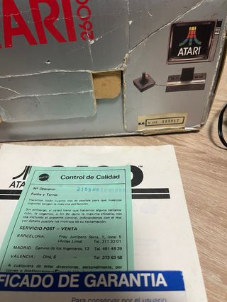Consola Atari 2600 Video Computer System