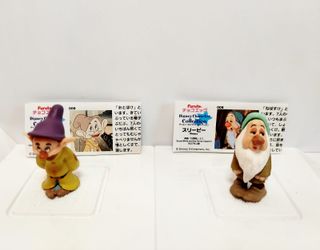 Set 9 Figure Biancaneve, Principe & 7 Nani Kaiyodo