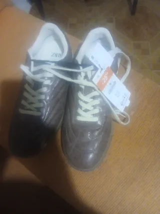 Zapatillas Zara Marrones