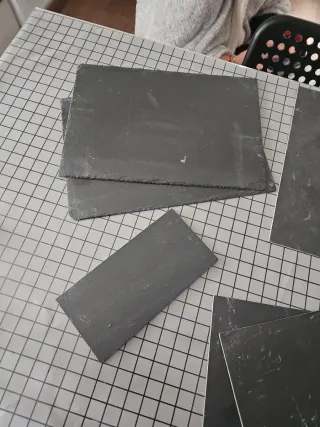 Bandejas de pizarra natural