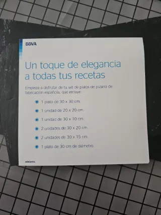 Bandejas de pizarra natural