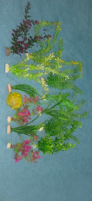 Plantas artificiales para acuario
