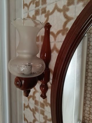 Accesorios baño Madera y Cerámica