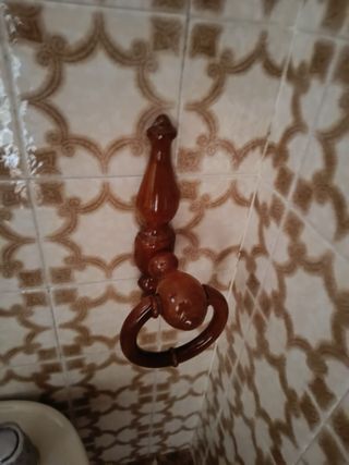 Accesorios baño Madera y Cerámica