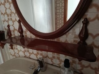 Accesorios baño Madera y Cerámica