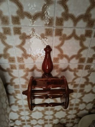 Accesorios baño Madera y Cerámica