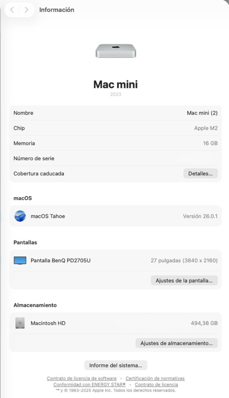 Mac Mini M2 16GB/512GB 2023 + HUB Regalo afbeelding 10