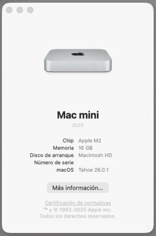 Mac Mini M2 16GB/512GB 2023 + HUB Regalo