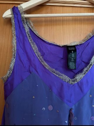 Vestido Custo Seda y Piel