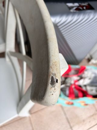 Sillas Ikea Ingolf blancas a restaurar