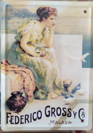 10 Láminas Vintage Metal Publicidad