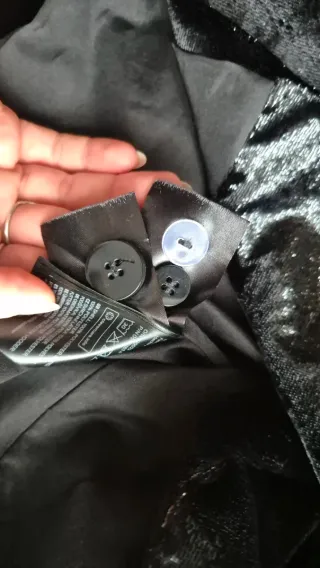 Giacca elegante velluto nero