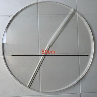 Revistero Metacrilato Retro transparente.