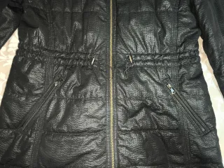 Chaqueta larga negra