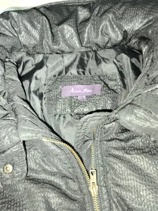 Chaqueta larga negra