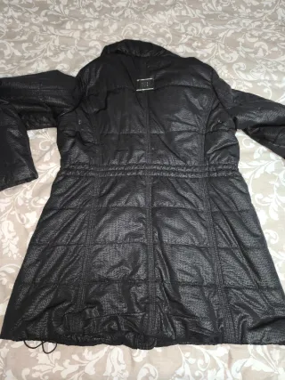 Chaqueta larga negra