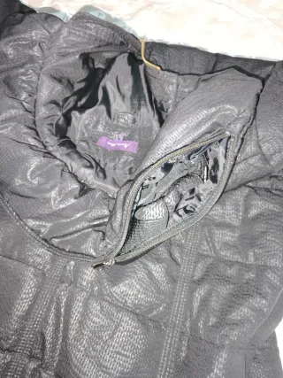 Chaqueta larga negra