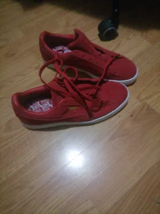 Zapatillas Puma Suede Rojas