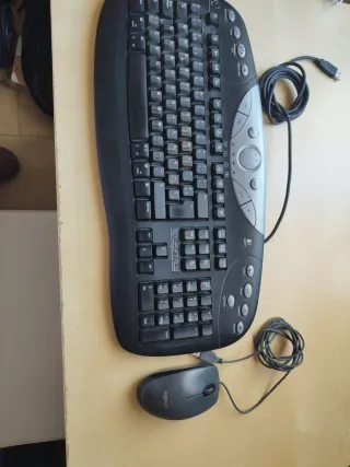 Teclado y Ratón Logitech Negro/Gris