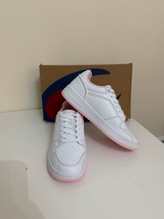 Zapatillas Champion Blancas y Rosas RD18 2.0 Low
