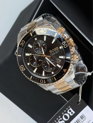 Reloj Hugo Boss Negro y Dorado Original