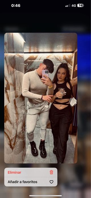 Pantalón cargo negro Shein