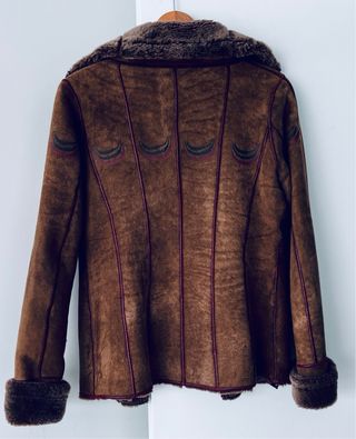 Chaqueta ante forro piel mujer Talla 40
