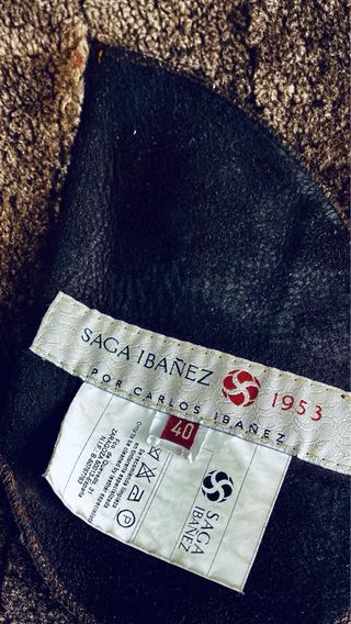 Chaqueta ante forro piel mujer Talla 40