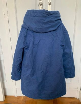 Abrigo de porteo azul