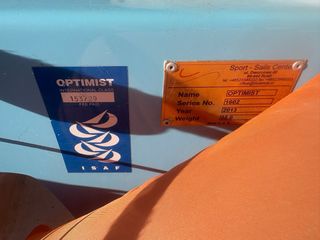 Optimist Impecable ideal regatistas ligeros