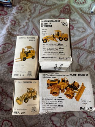 Lote 4 Miniaturas JOAL Caterpillar primera ed. 70’