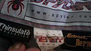 Chaqueta Spyder Nieve/montaña Blanca y Naranja